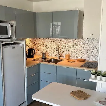 Apartment Bleu Marine Vue Ocean, 2 Chambres, Terrasse 30m2, Parking Privatif Et Piscine En Ete